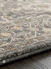 LIVABLISS Dark Grey Arda Vintage Traditional Rug - Image 6 of 8