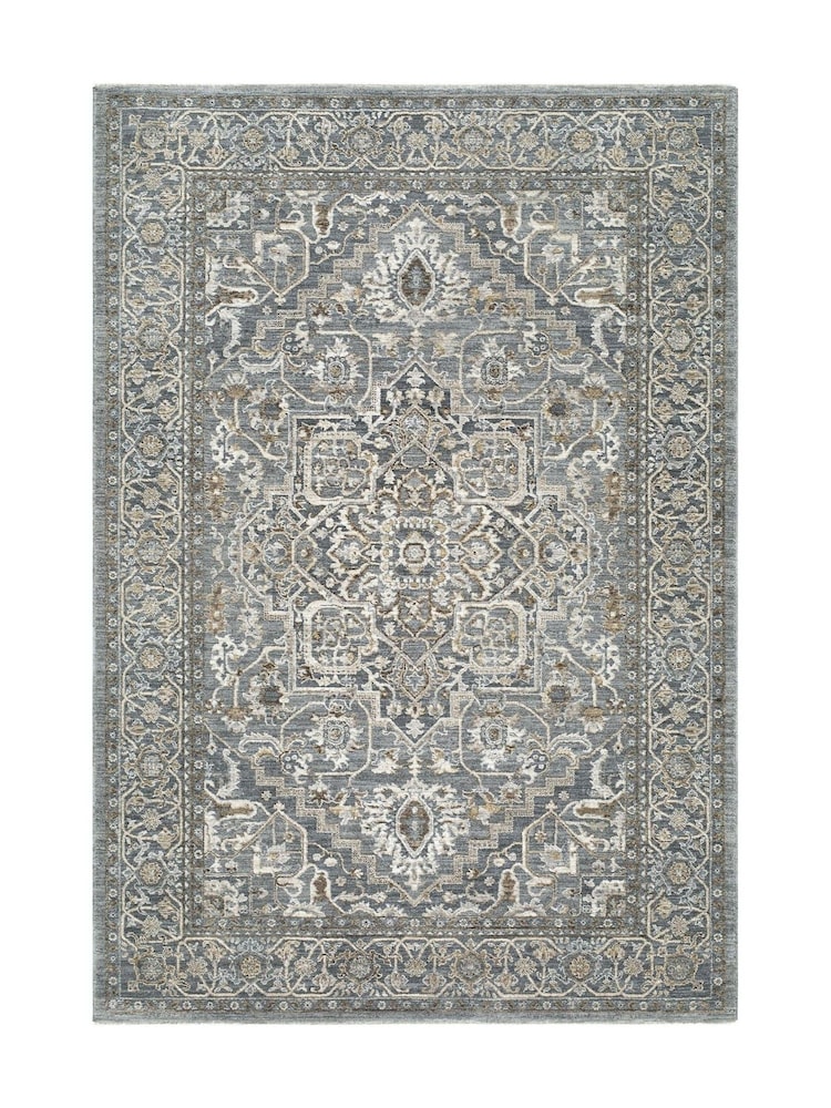 LIVABLISS Dark Grey Arda Vintage Traditional Rug - Image 8 of 8 LIVABLISS Dark Grey Arda Vintage Traditional Rug - Image 8 of 8