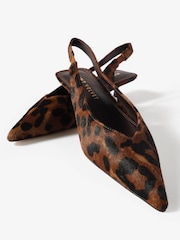 Mint Velvet Brown Skye Slingback Court Heels - Image 3 of 4