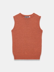 Mint Velvet Orange Cotton Blend Knit Top - Image 7 of 8