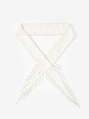 Mint Velvet Chain Fringe Skinny Scarf - Bild 2 av 3