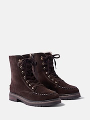 Mint Velvet Brown Maddy Suede Boots - Image 2 of 5