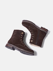 Mint Velvet Brown Maddy Suede Boots - Image 3 of 5