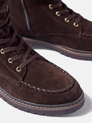 Mint Velvet Brown Maddy Suede Boots - Image 5 of 5