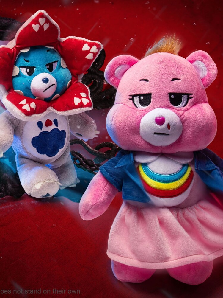 Basic Fun 2 Pack Care Bears Stranger Things Plush Set - Image 1 of 6 Basic Fun 2 Pack Care Bears Stranger Things Plush Set - Image 1 of 6