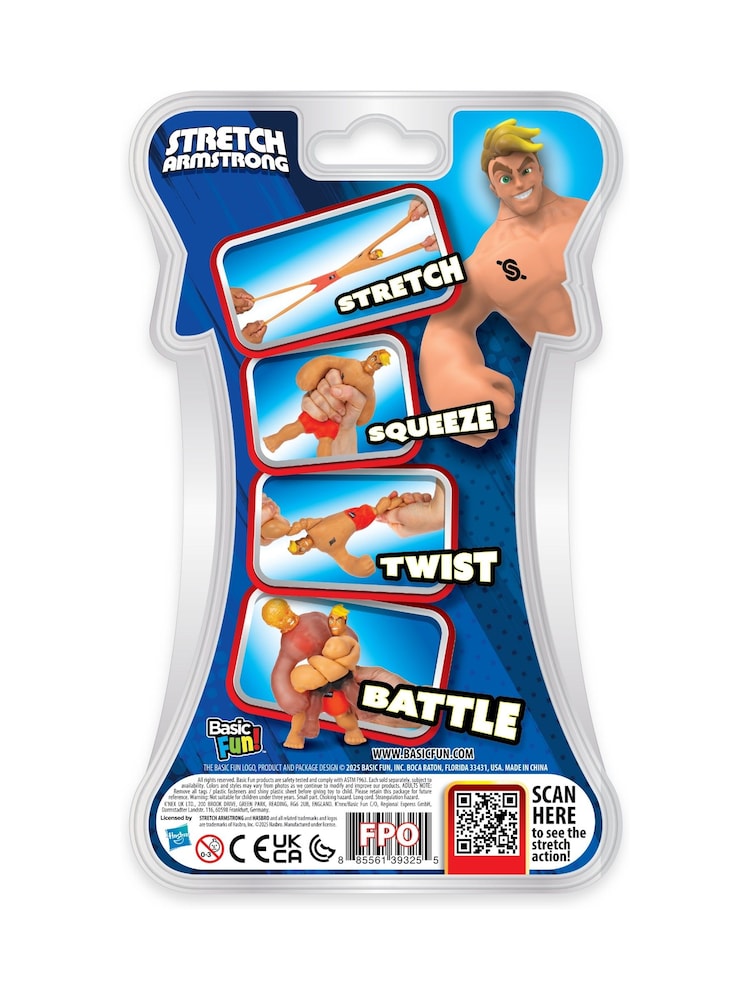 Basic Fun Stretch Armstrong - Core Figure 7in Toy - Image 5 of 5 Basic Fun Stretch Armstrong - Core Figure 7in Toy - Image 5 of 5