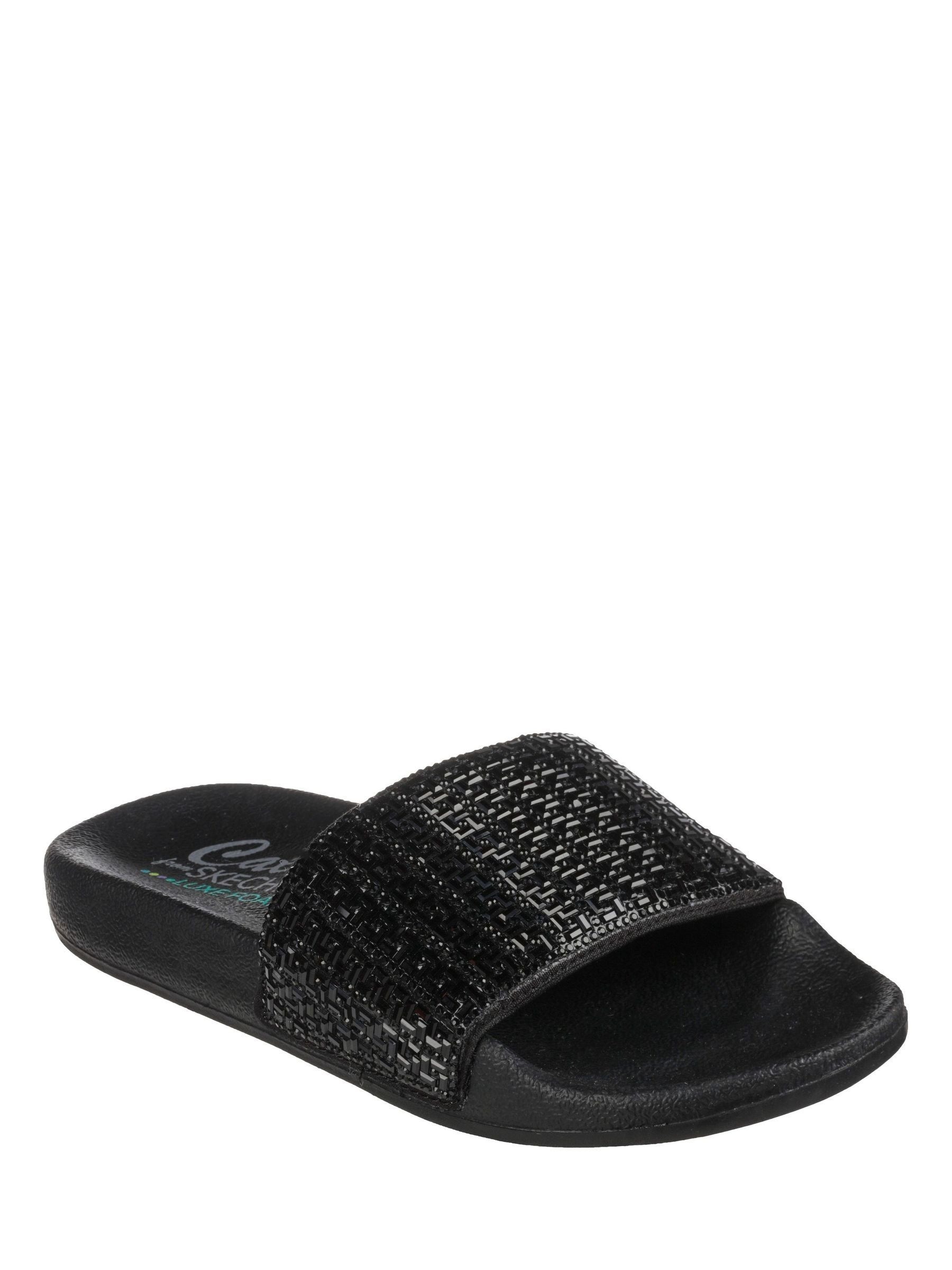 Buy Skechers Black Pop Ups New Spark Womens Slides from Next France
