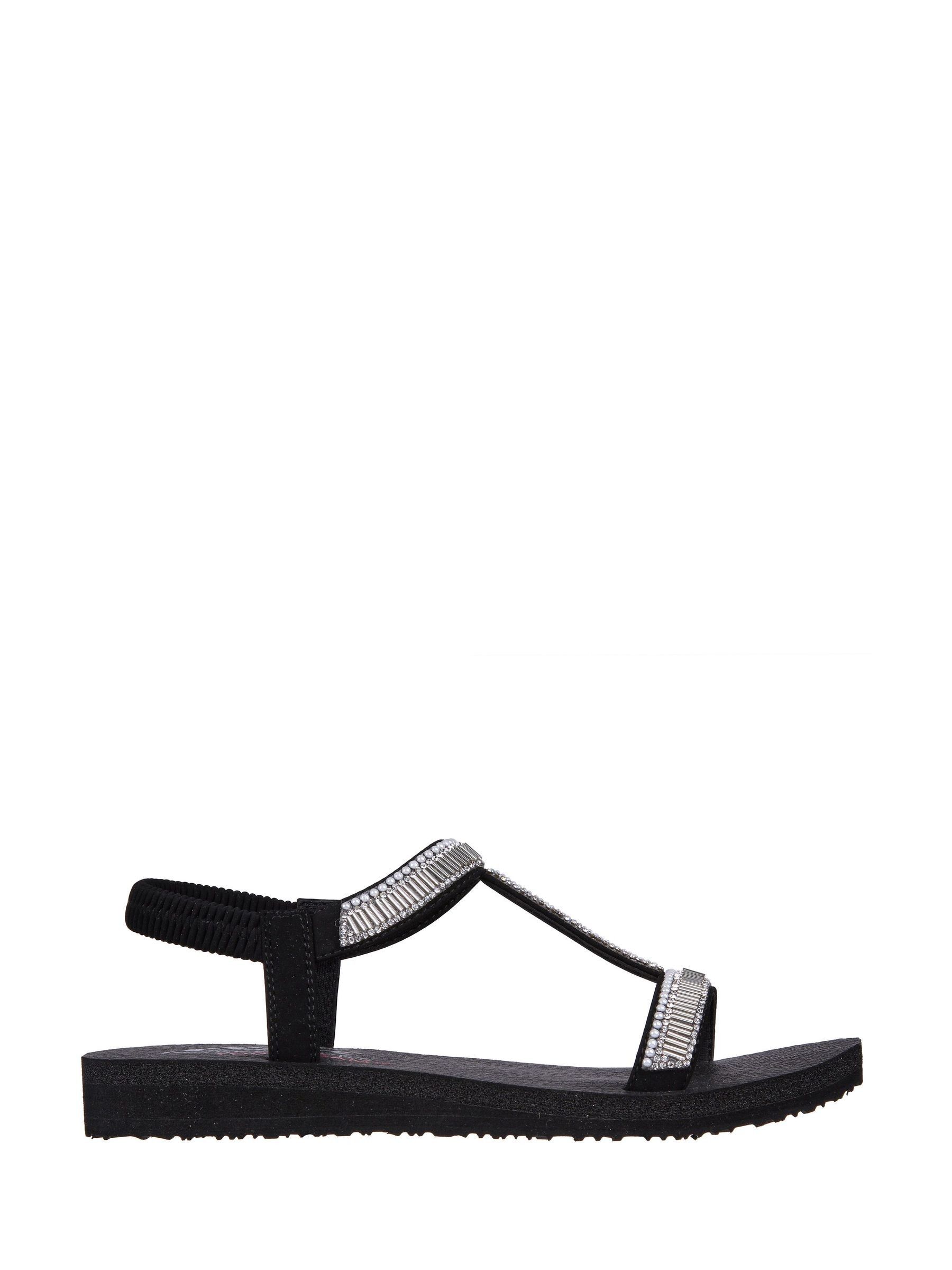 Buy Skechers Black Meditation Womens Sandals from Next Luxembourg