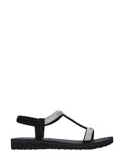 Skechers Black Meditation Womens Sandals - Image 5 of 9