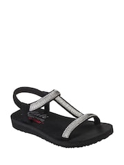 Skechers Black Meditation Womens Sandals - Image 7 of 9