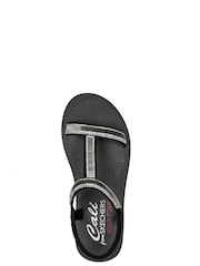 Skechers Black Meditation Womens Sandals - Image 8 of 9