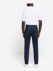 Синий - River Island зауженные брюки чинос с шлевками на поясе - Image 3 of 6