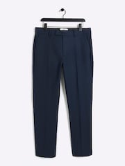 Синий - River Island зауженные брюки чинос с шлевками на поясе - Image 5 of 6