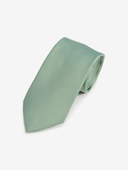 Sage Green Twill Tie - Image 1 of 3