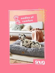 Snug Grey Pet Bed - Image 2 of 5