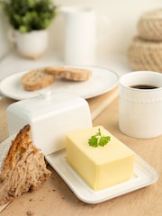 Mary Berry White Signature Butter Dish - Image 2 of 4