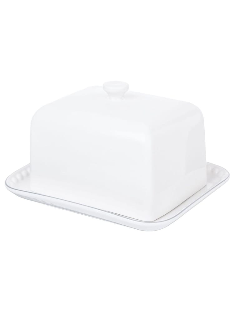 Mary Berry White Signature Butter Dish - Image 4 of 4