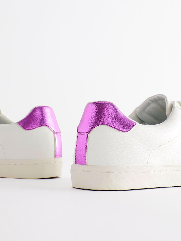 Weiß und Violett - Forever Comfort® Star Turnschuhe zum Schnüren - Bild 4 von 4 Weiß und Violett - Forever Comfort® Star Turnschuhe zum Schnüren - Bild 4 von 4