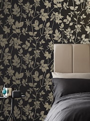 Graham & Brown Grey Luna 10M Wallpaper - Image 1 of 3