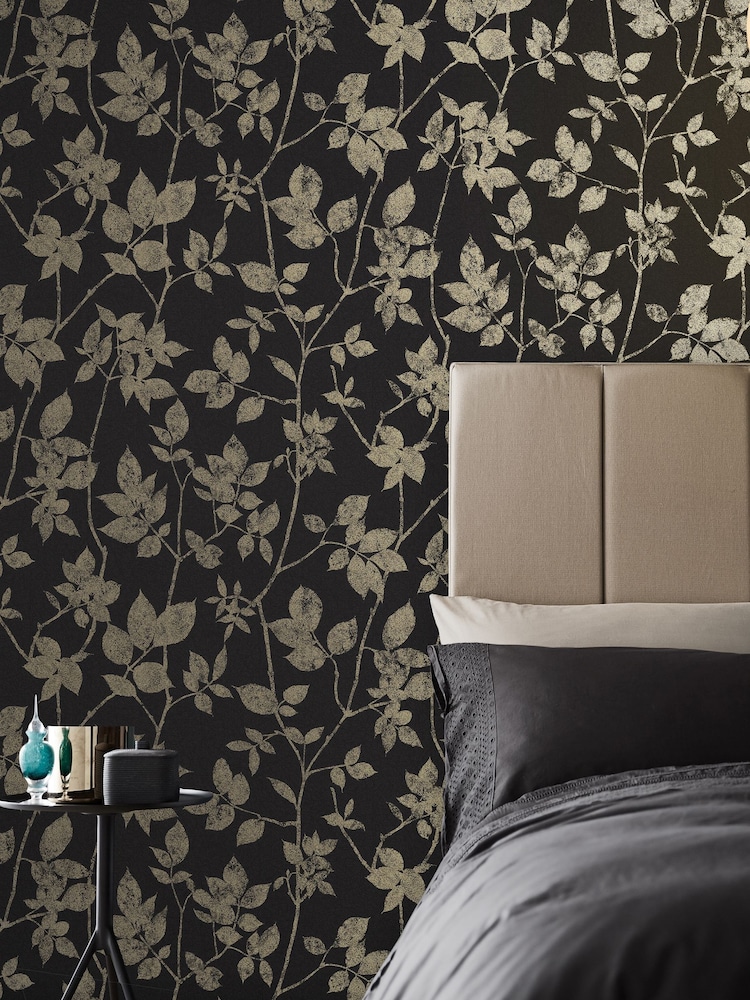 Graham & Brown Grey Luna 10M Wallpaper - Image 1 of 3