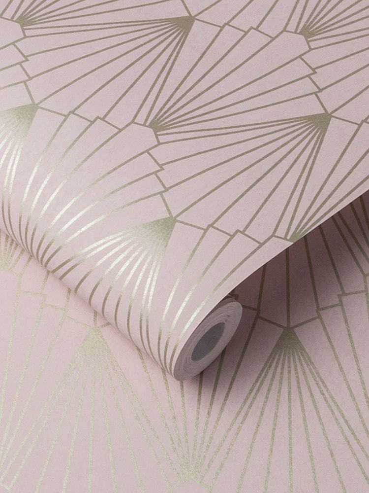 Graham & Brown Pink Rene 10M Wallpaper - Image 2 of 3