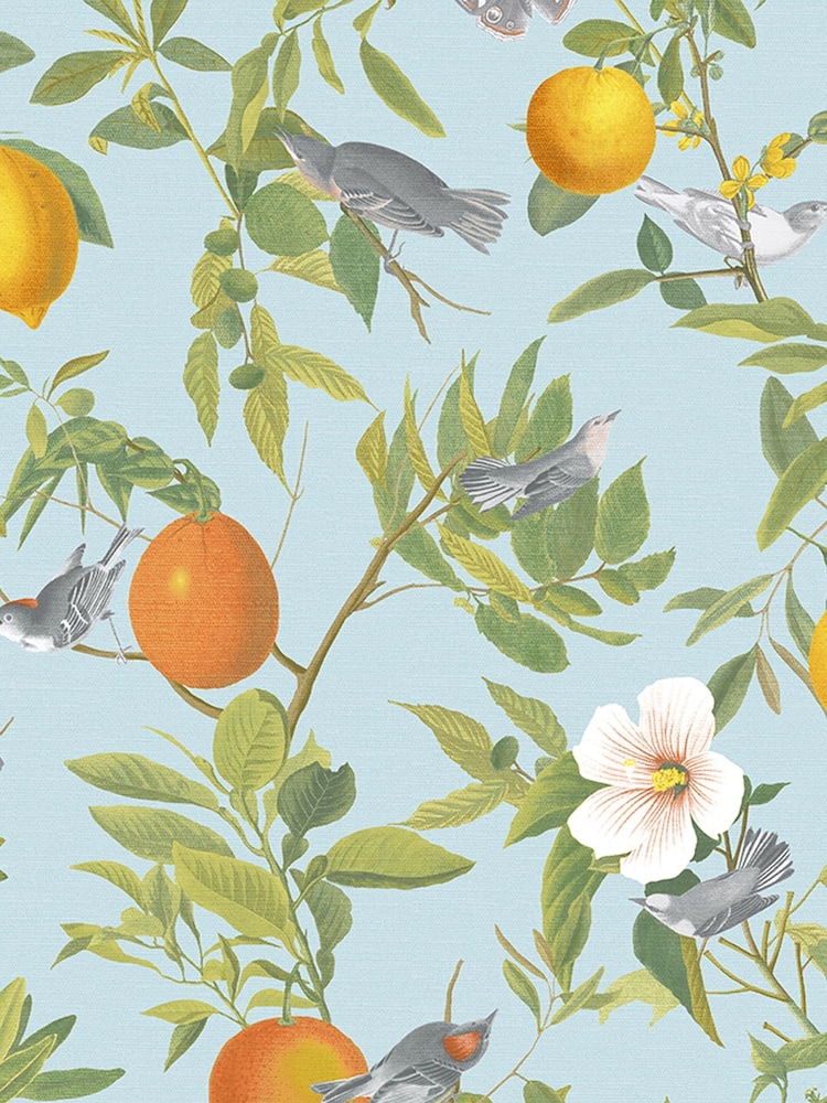 Graham & Brown Blue Amalfi 10M Wallpaper - Image 3 of 3