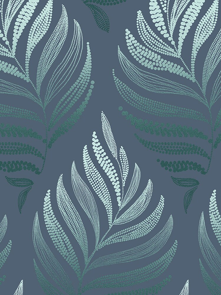 Graham & Brown Blue Botanica Wallpaper Wallpaper - Image 3 of 3
