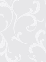 Graham & Brown Silver Baroque 10M Wallpaper - Image 3 of 3