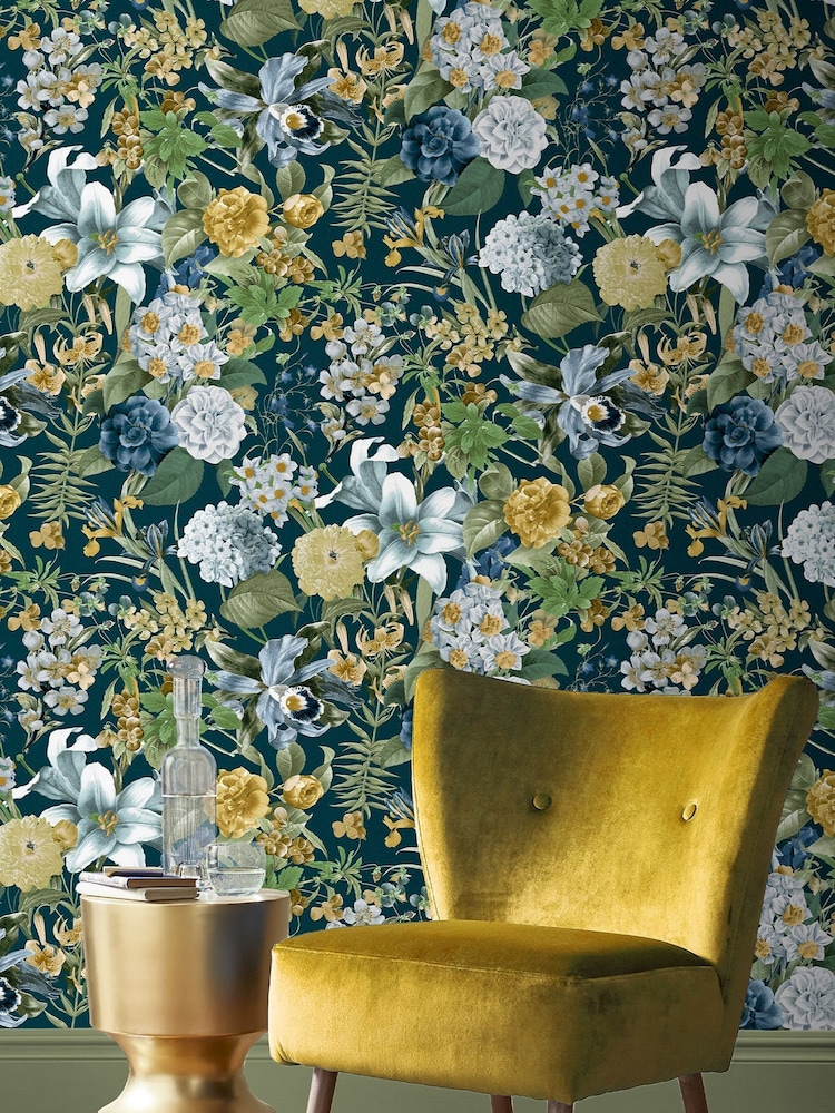 Graham & Brown Green Glasshouse 10M Wallpaper - Image 1 of 3