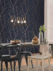 Graham & Brown Blue Boreas 10M Wallpaper - Image 1 of 3