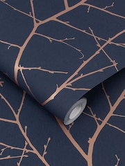 Graham & Brown Blue Boreas 10M Wallpaper - Image 2 of 3