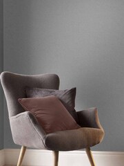 Graham & Brown Grey Lagom 10M Wallpaper - Image 1 of 3