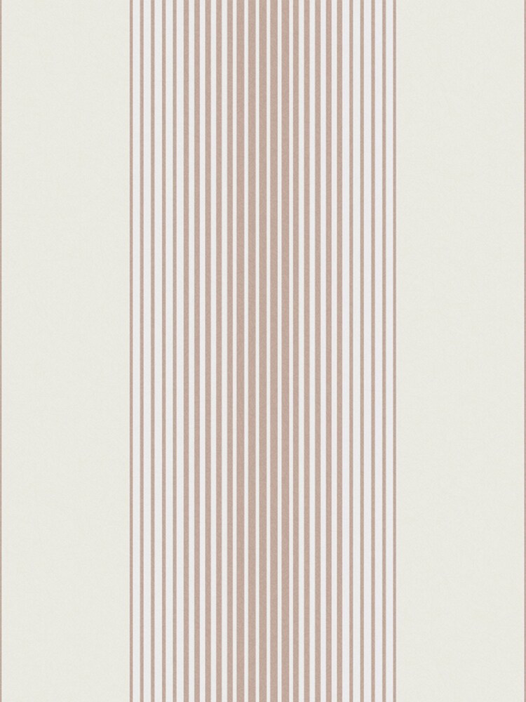 Graham & Brown White/Rose Gold Lagom Stripe Wallpaper Sample - Image 3 of 3