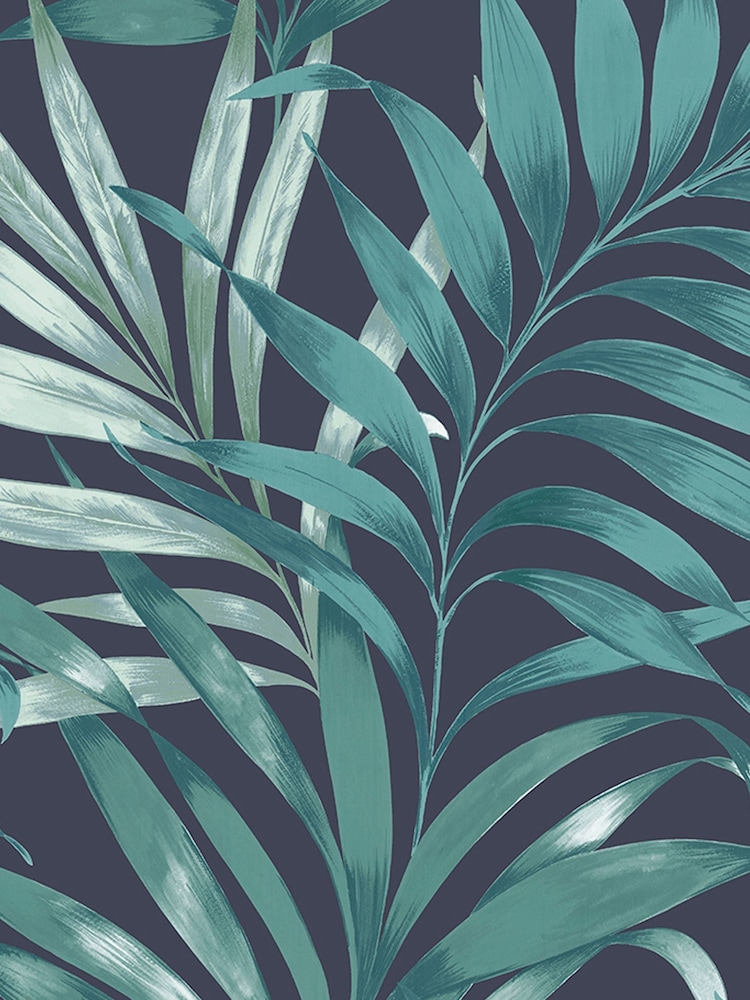 Graham & Brown Midnight Blue Yasuni Wallpaper Sample - Image 3 of 3