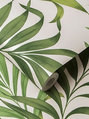 Graham & Brown Lush Green Yasuni Wallpaper Sample - Image 2 of 3