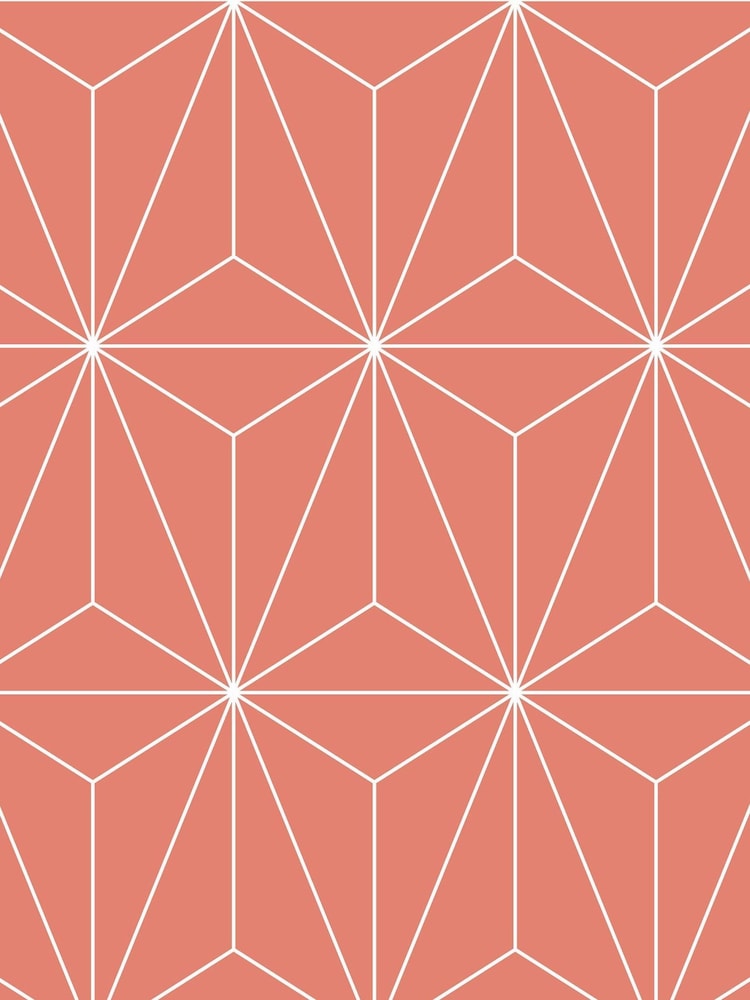 Graham & Brown Orange Prism Geo Wallpaper Sample - Image 3 of 3