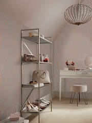 Graham & Brown Brown Boreas Wallpaper Sample - Image 1 of 3
