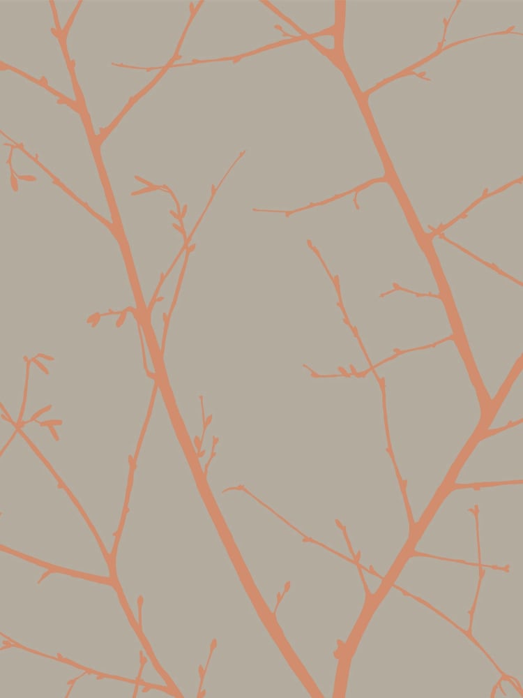 Graham & Brown Brown Boreas Wallpaper Sample - Image 3 of 3