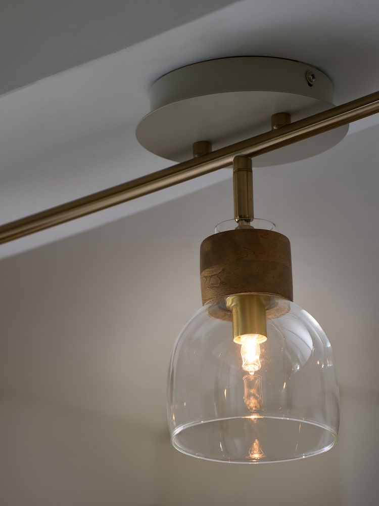 Clear Torsten 3 Light Spot Flush Ceiling Light - Image 2 of 5