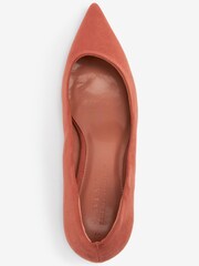 Rose Pink Regular/Wide Fit Forever Comfort® Asymmetric Kitten Court Shoes - Image 6 of 7