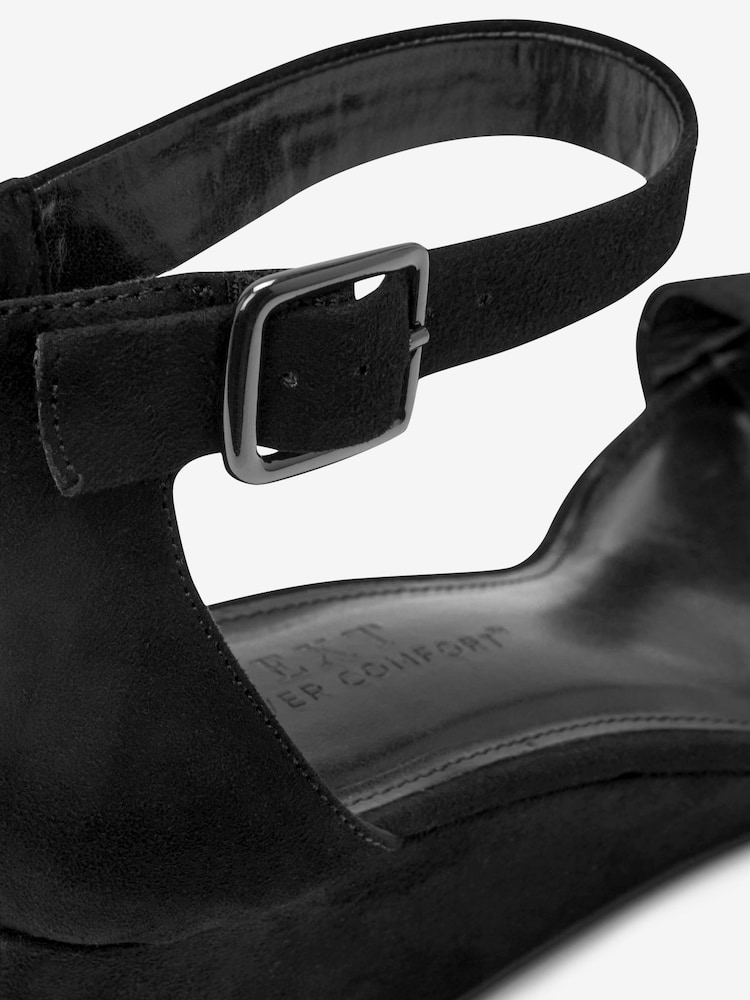 Schwarz - Forever Comfort® niedrige Keilabsatzschuhe mit Schnalle am Knöchel - Bild 6 von 6 Schwarz - Forever Comfort® niedrige Keilabsatzschuhe mit Schnalle am Knöchel - Bild 6 von 6