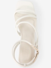 Weiß - Forever Comfort® Schuhe mit Riemen und eckiger Zehenpartie - Bild 4 von 5
