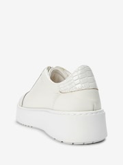 Белый - Кожаные кроссовки на молнии На массивной подошве Signature Forever Comfort® - Изображение 6 из 13