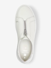 Белый - Кожаные кроссовки на молнии На массивной подошве Signature Forever Comfort® - Изображение 7 из 13