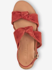 Orange Regular/Wide Fit Forever Comfort® Double Knot Flatform Sandals - Image 4 of 5