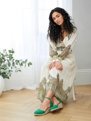 Green Regular/Wide Fit Forever Comfort® Closed Toe Wedges - Image 1 of 3