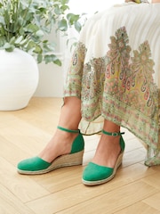 Green Regular/Wide Fit Forever Comfort® Closed Toe Wedges - Image 2 of 3