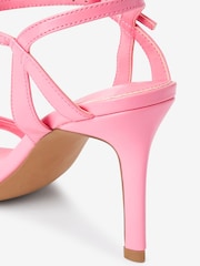 Pink Regular/Wide Fit Forever Comfort® Strappy Skinny Heel Sandals - Image 6 of 6