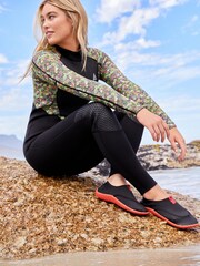 Black/Coral Pink Next Active Sports Aqua Shoes - Image 2 of 8