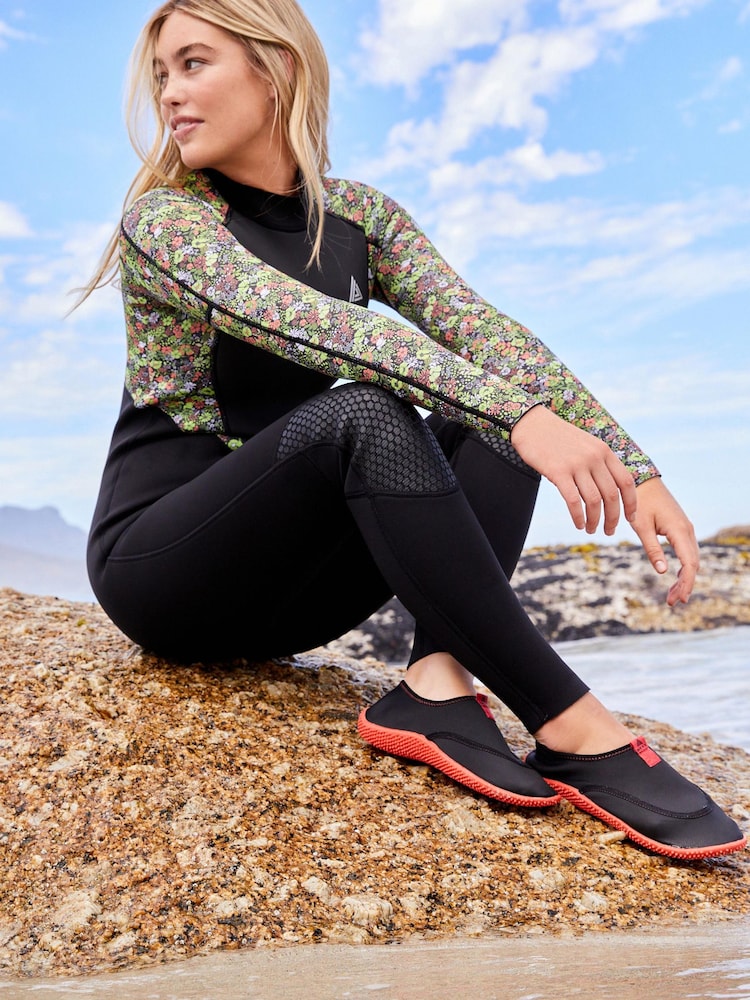 Black/Coral Pink Next Active Sports Aqua Shoes - Image 2 of 8